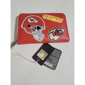 Loungefly NFL Kansas City Cheifs Patches Zip Around Wallet